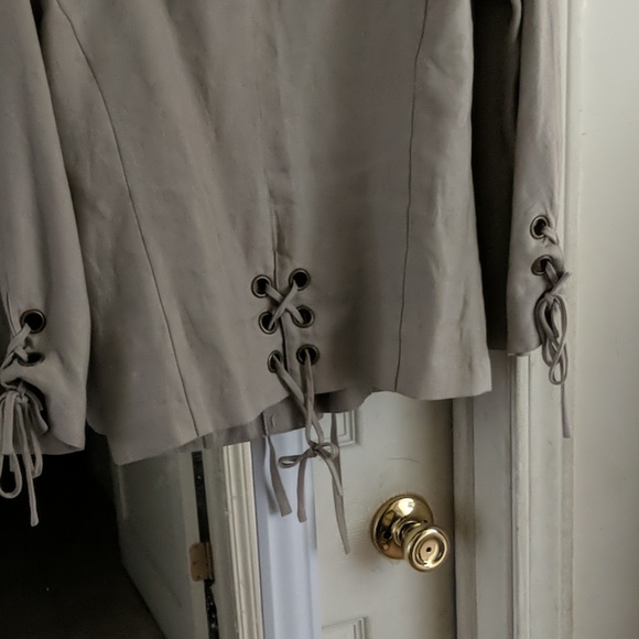 Rose nathe Light linen jacket - Picture 3 of 4